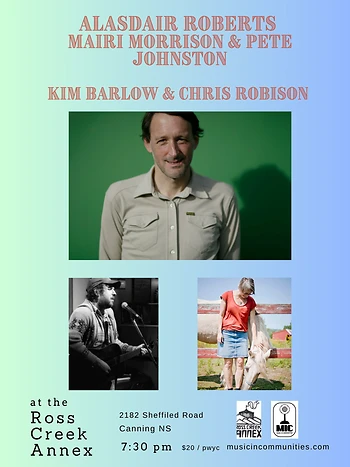 Poster for Alasdair Roberts & Company