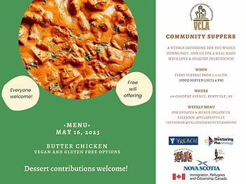 Poster for Community Supper