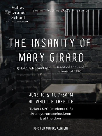 Poster for The Insanity of Mary Girard