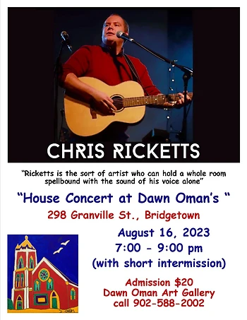 Poster for Chris Ricketts