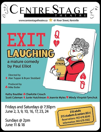 Poster for Exit Laughing
