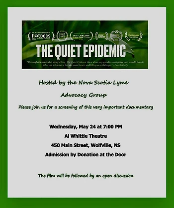 Poster for Documentary The Quiet Epidemic