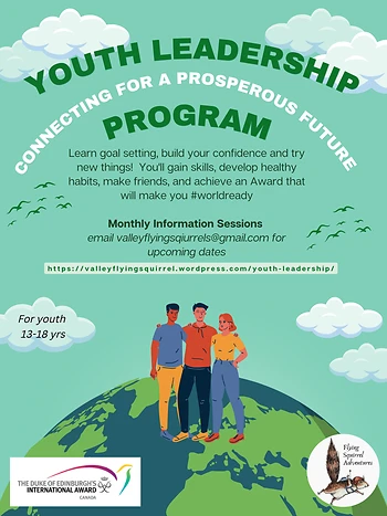 Poster for Youth Leadership Information Session