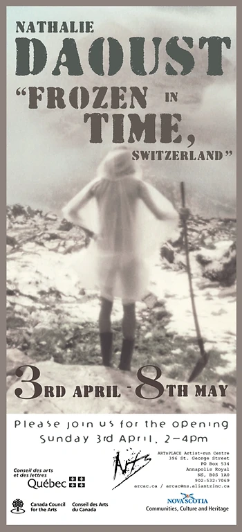 Poster for Reception, Artist talk & Storyteller!