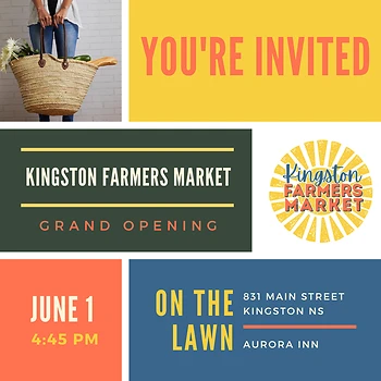 Poster for Farmers Market Grand Opening