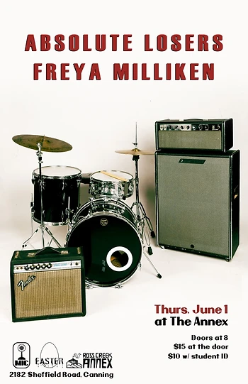 Poster for Absolute Losers + Freya Milliken 