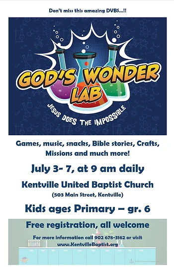 Poster for Wonder Lab Day Camp