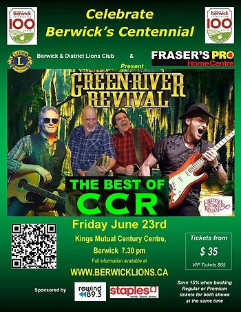 Poster for Green River Revival - A Tribute to CCR