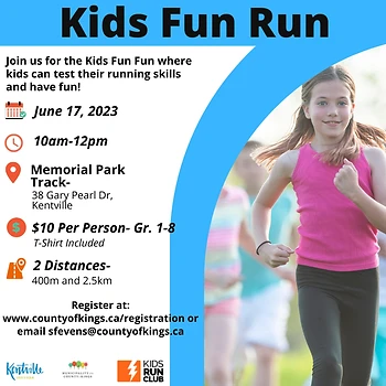 Poster for Kids Fun Run