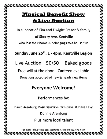 Poster for Benefit Show & Auction