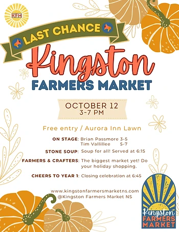 Poster for Farmers Market Season Grand Finale
