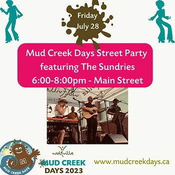 Poster for Mud Creek Days Kick-Off Street Party