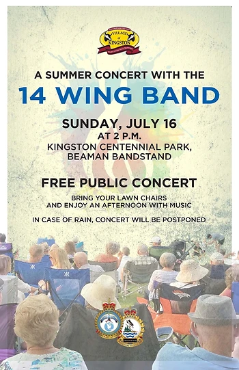 Poster for 14 Wing Band - Concert Series