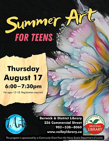 Poster for Summer Art for Teens: Paint Pouring