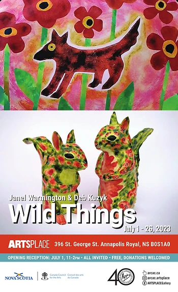Poster for Wild Things / Janel Warmington & Deb Kuzyk
