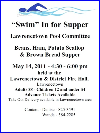 Poster for Swim in for Supper