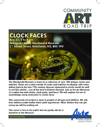 Poster for Community Art Project Workshop