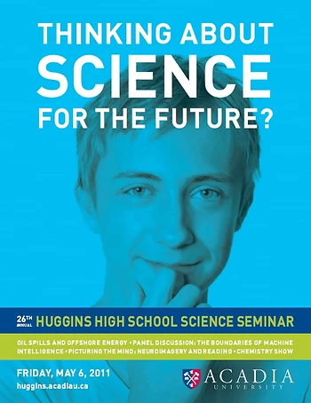 Poster for Huggins High School Science Seminar