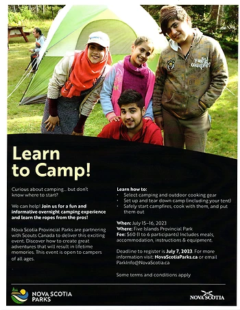 Poster for Learn to Camp