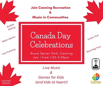 Poster for Canada Day in the Park