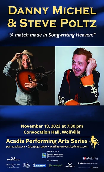 Poster for Steve Poltz & Danny Michel