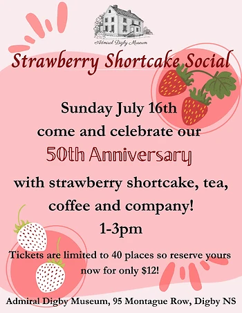 Poster for Strawberry Shortcake Social