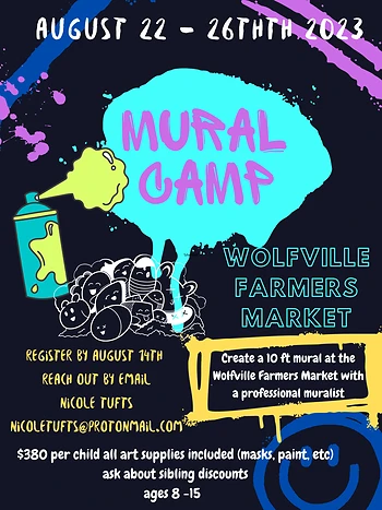 Poster for Kids Mural Camp