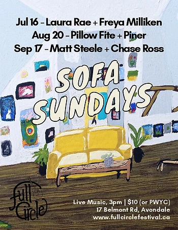 Poster for Sofa Sundays with Pillow Fite + Piner