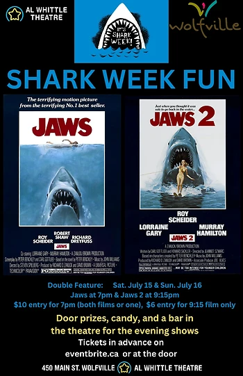 Poster for Jaws & Jaws 2 Double Feature