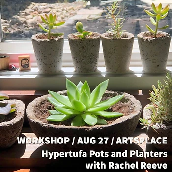 Poster for Hypertufa Pots and Planters with Rachel Reeve