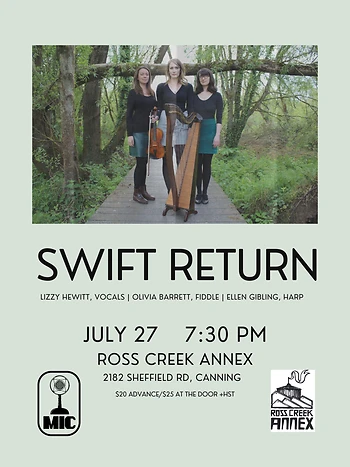 Poster for Swift Return Irish Trad 