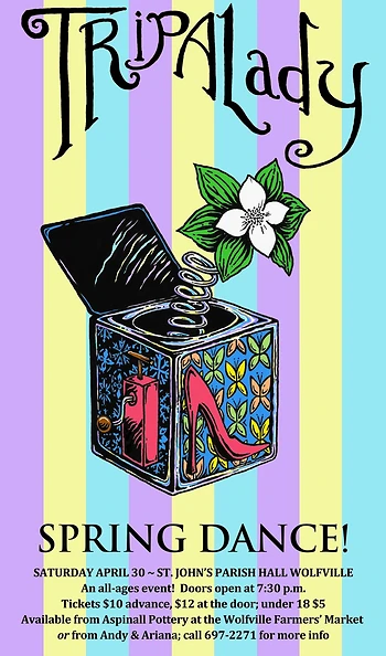 Poster for TripALady Spring Dance