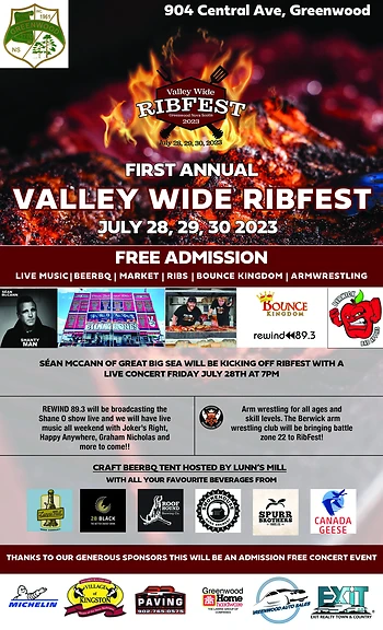 Poster for Valley Wide RibFest