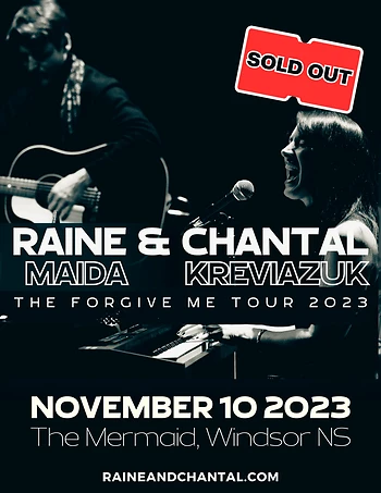 Poster for Raine Maida & Chantal Kreviazuk - The Forgive Me Tour