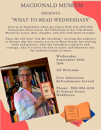Poster for What to Read Wednesday - Jan Fancy Hull