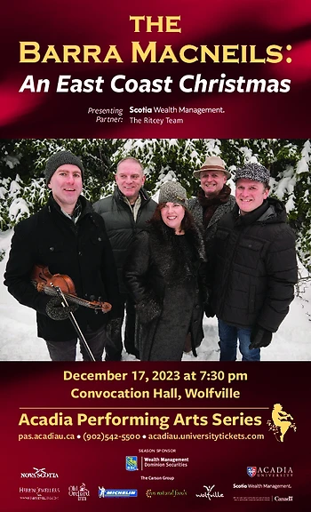 Poster for Barra MacNeils' An East Coast Christmas