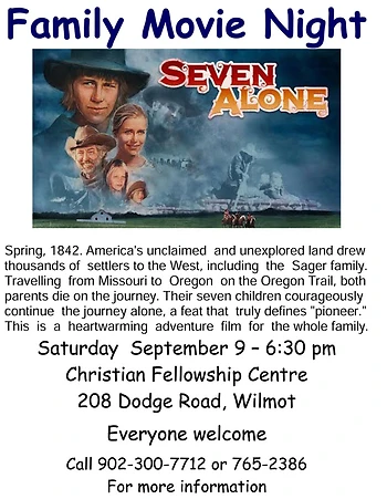 Poster for Family Movie Night