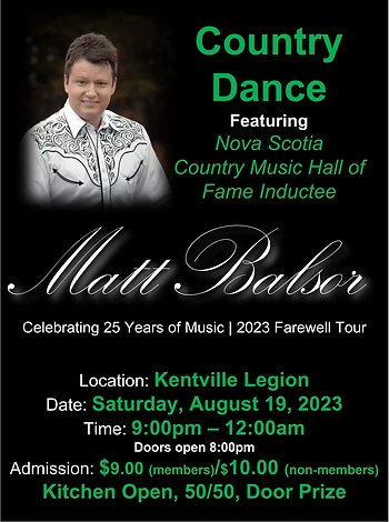 Poster for Dance: Matt Balsor