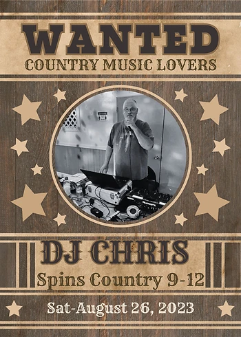 Poster for Country DJ Dance with Chris Young