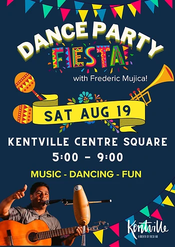 Poster for Dance Party with Freddy Mujica