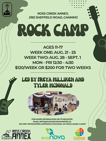 Poster for School of Rock Camp