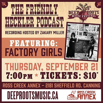 Poster for Deep Roots - Friendly Heckler Podcast Recording