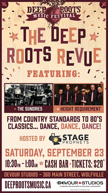 Poster for The Deep Roots Revue