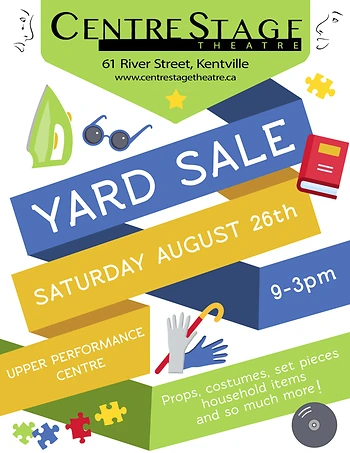 Poster for CentreStage Yard Sale