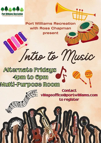 Poster for Community Intro to Music