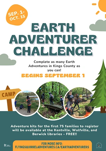 Poster for Earth Adventurers Challenge