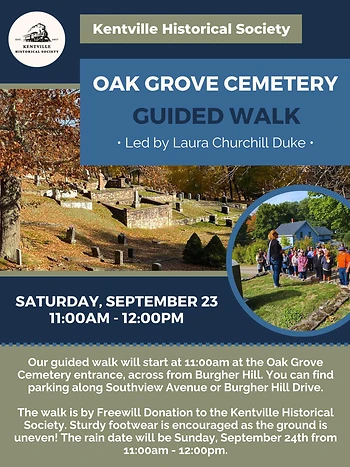 Poster for Oak Grove Cemetery Walk