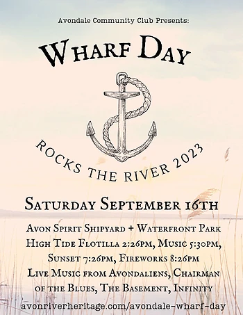 Poster for Avondale Wharf Day