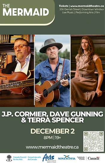 Poster for JP Cormier, Dave Gunning & Terra Spencer