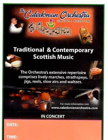Poster for Caledonian Orchestra